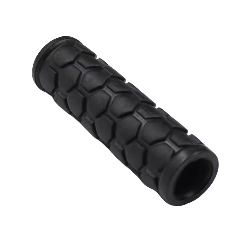 What processes are typically used in the anti-slip design of bicycle handlebars for sports equipment?